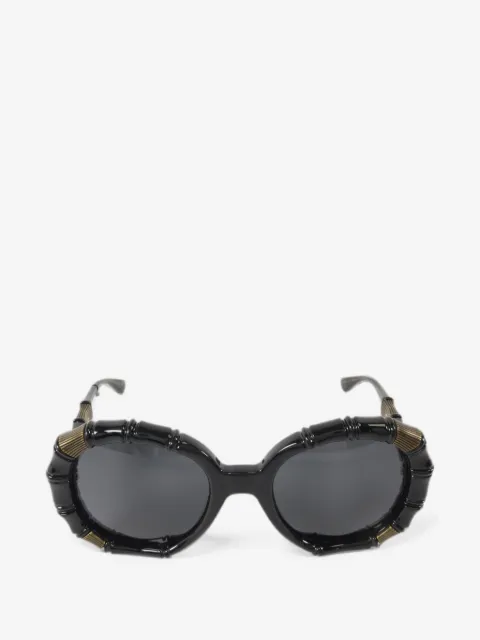 Gucci Pre-Owned Bamboo Interlocking G sunglasses
