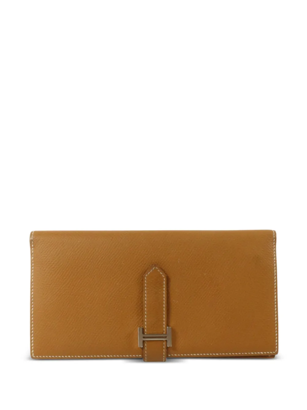 Hermès Pre-Owned Bearn Epsom leather wallet - Braun