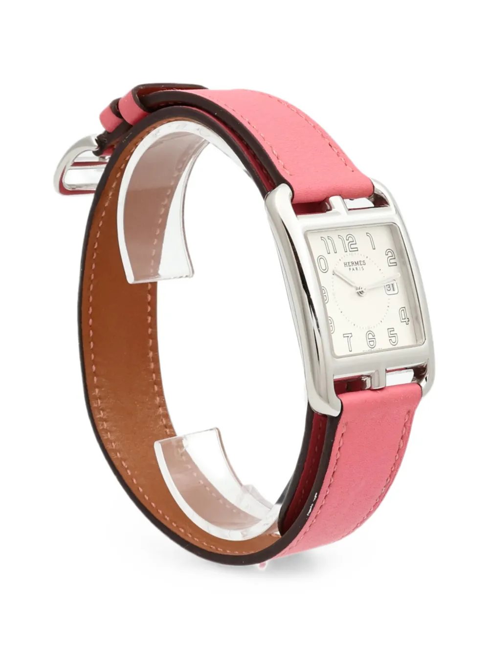 Hermès Pre-owned Cape Cod 23mm Watch in White, view 3