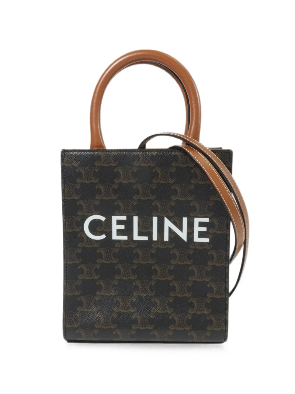 Celine Pre-Owned Mini Vertical Cabas tote bag - Brown