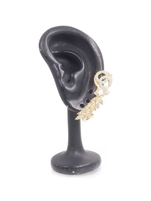 CHANEL Pre-Owned CC Shooting Star ear cuffs