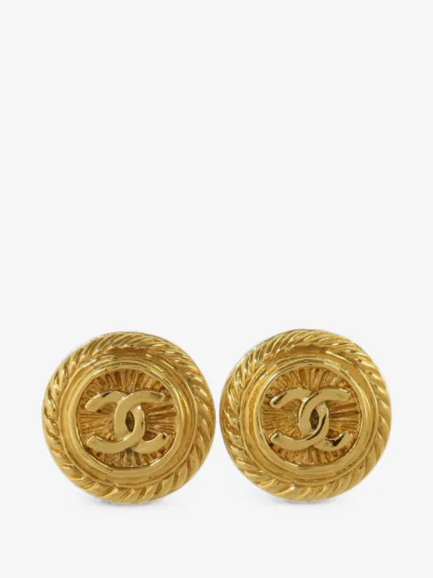 CHANEL Pre-Owned CC turn-lock earrings