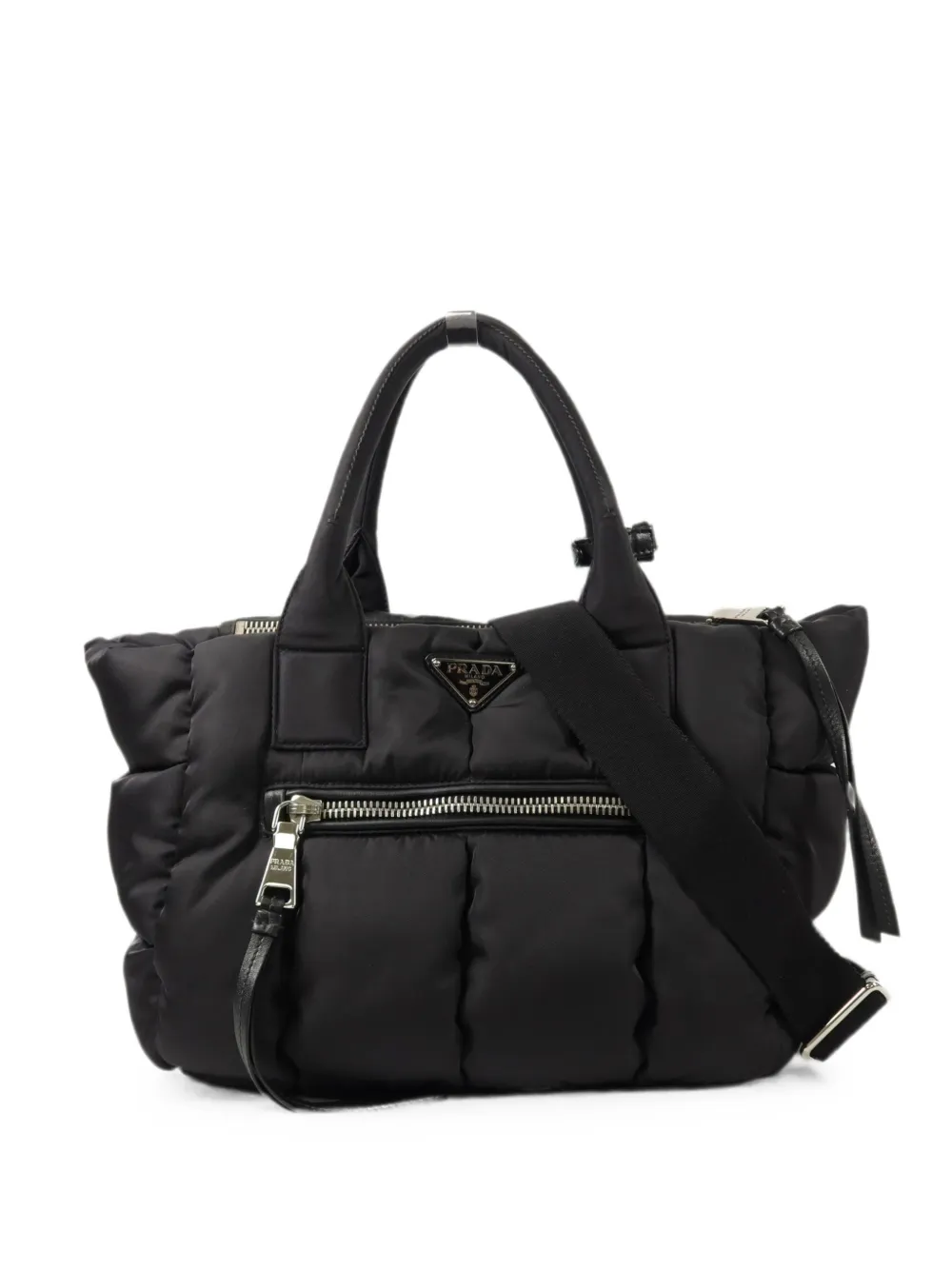 Prada Pre-Owned Tessuto Bomber tote bag - Black