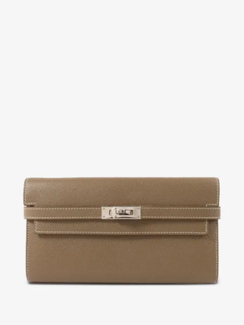 Hermès Pre-Owned Kelly Epsom long wallet