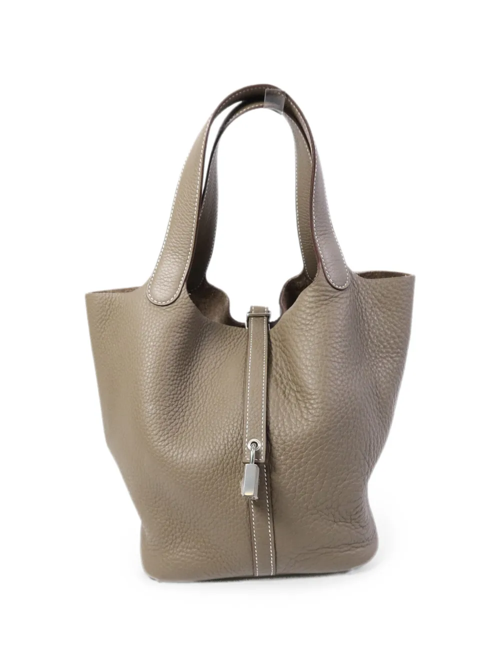 Hermès Pre-Owned Picotin MM leather tote bag - Neutrals