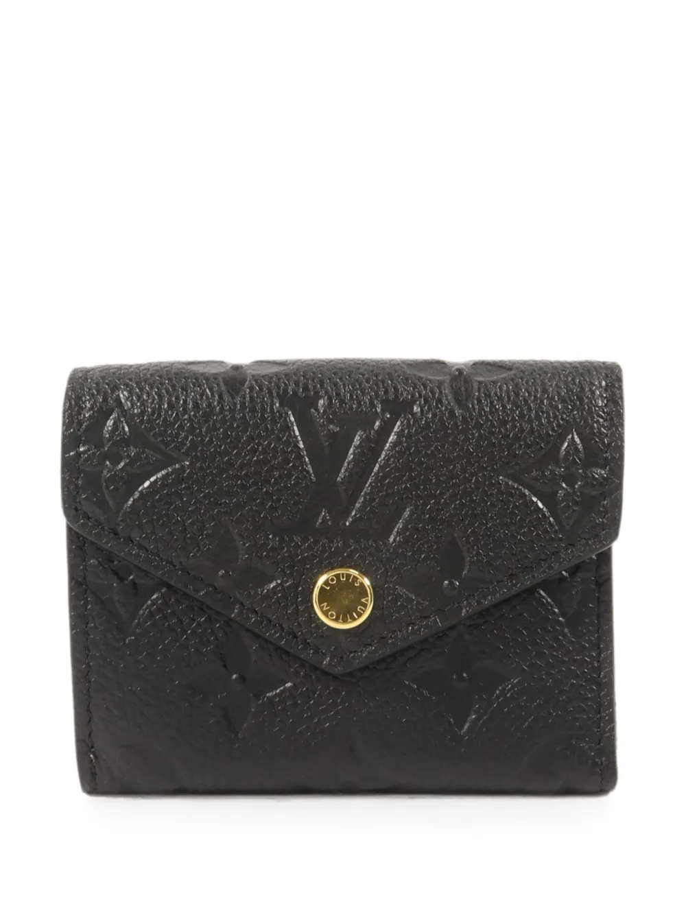 Louis Vuitton Pre-Owned Monogram Empreinte Zoe trifold wallet - Black