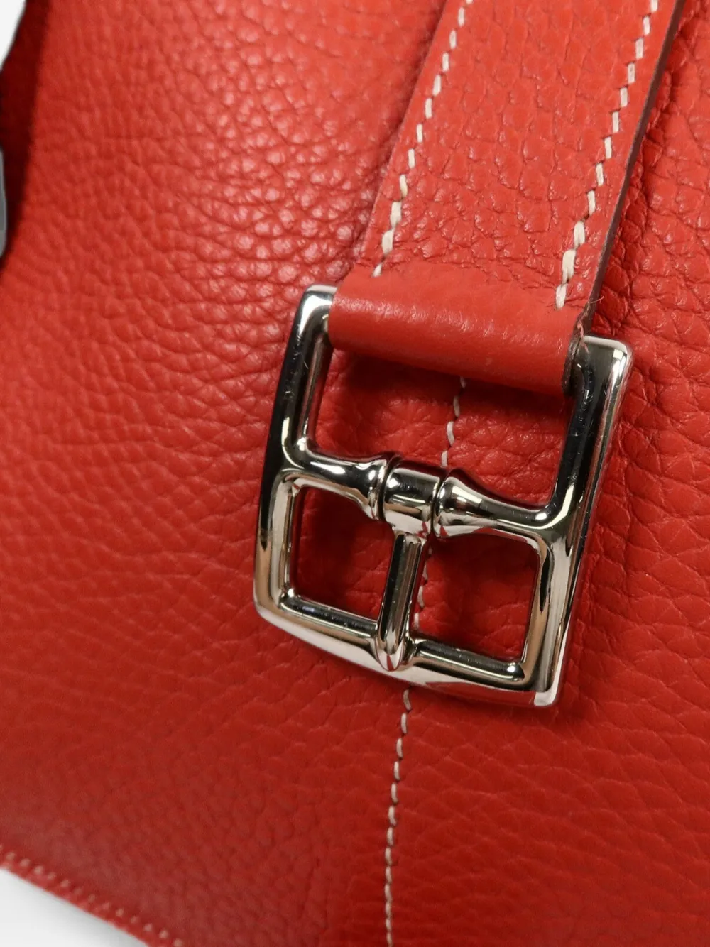 Hermès Pre-Owned 2016 3 Halzan shopper met gesp Rood