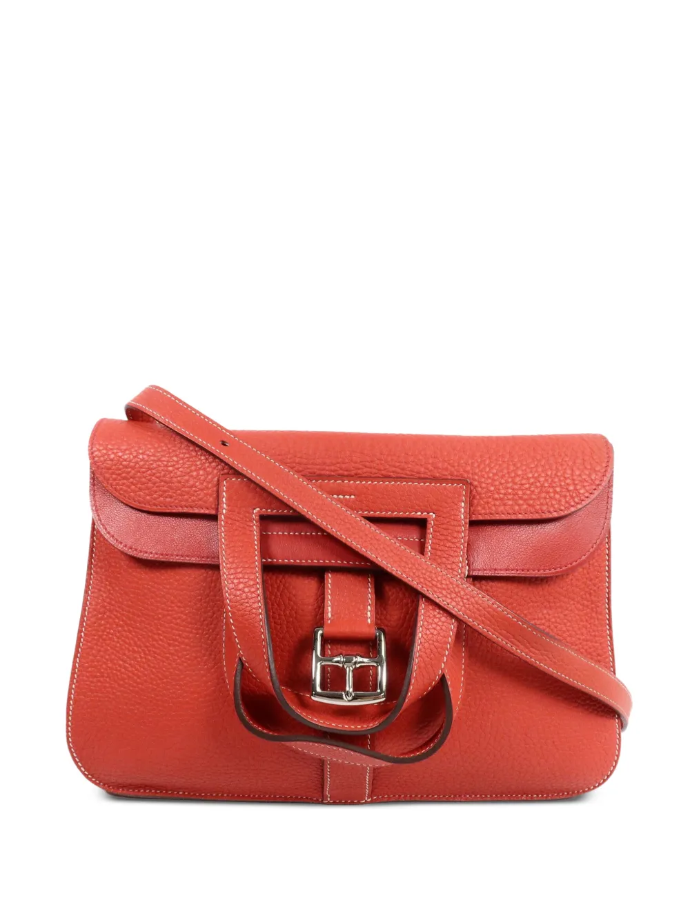 Hermès Pre-Owned 2016 3 Halzan buckle tote bag - Rosso
