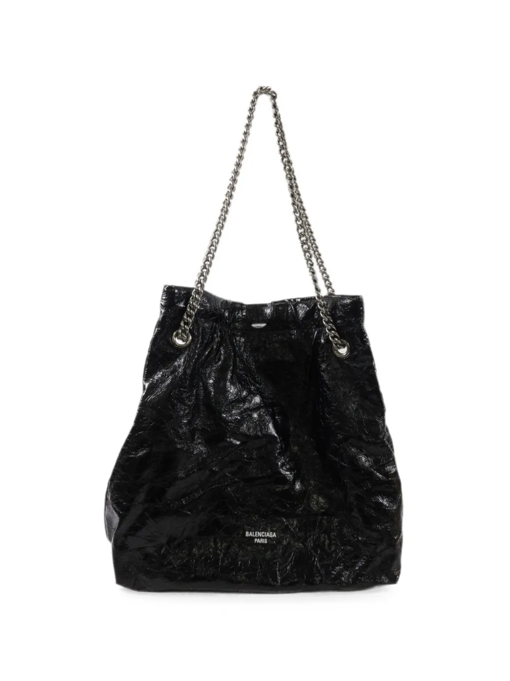 Balenciaga Pre-Owned Crush chain-strap tote bag - Schwarz