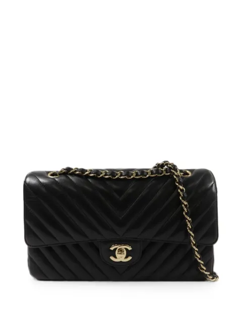 CHANEL Pre-Owned 25 Classic Flap chevron-quilted CC turn-lock shoulder bag