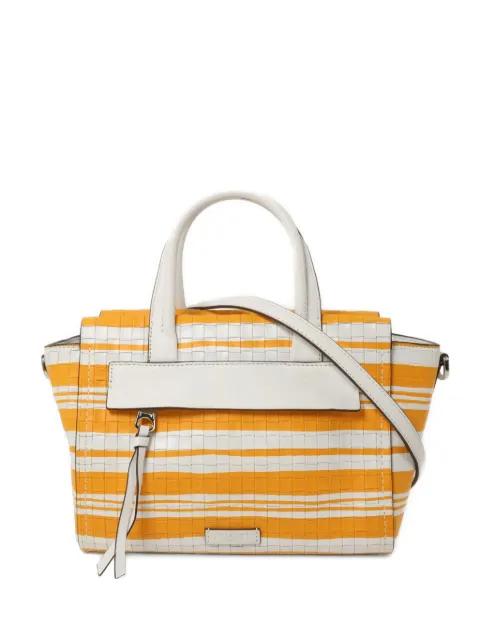 Coach Vintage Bleecker woven striped tote bag