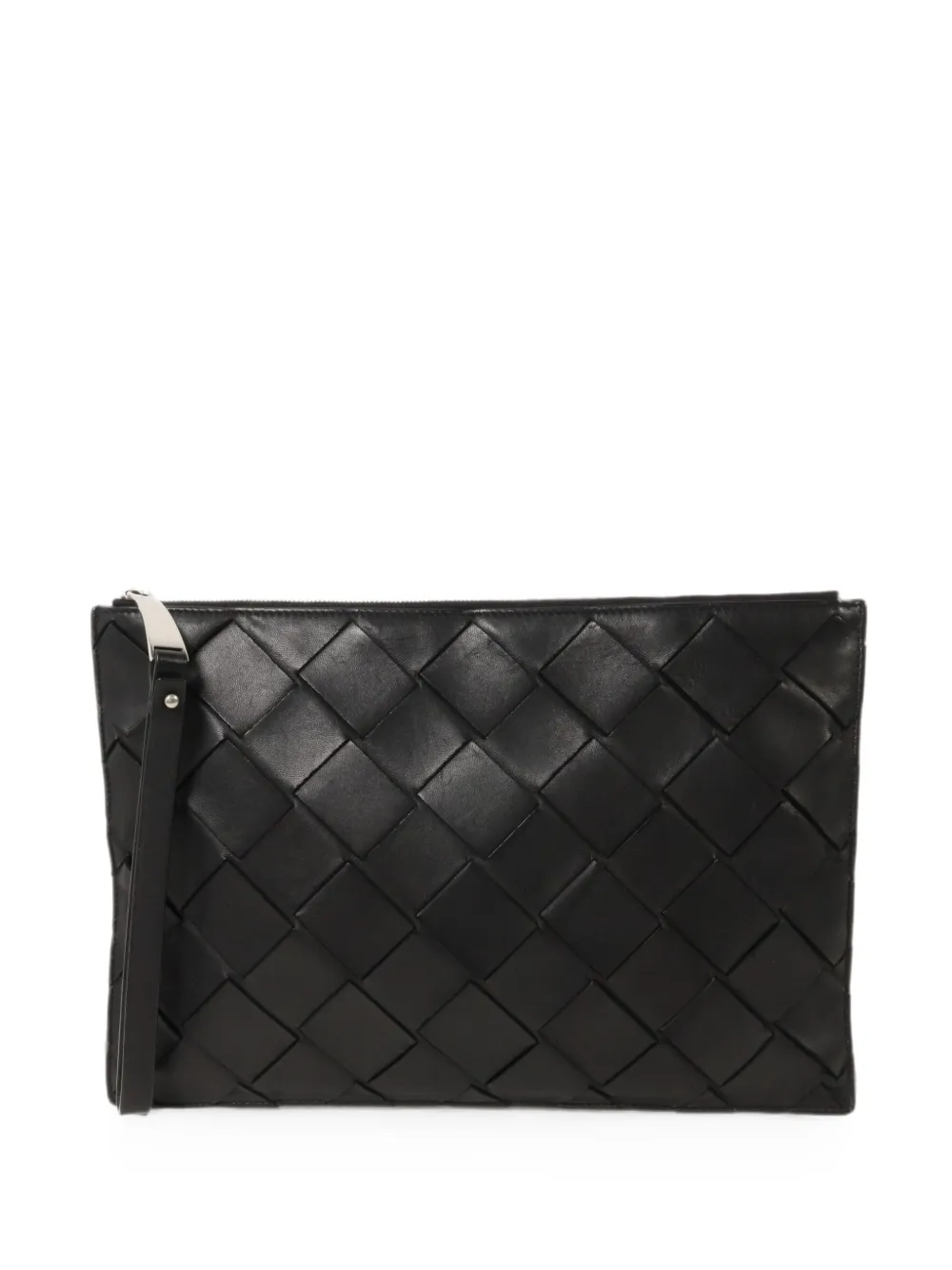 Bottega Veneta Pre-Owned Intrecciato clutch bag - Black
