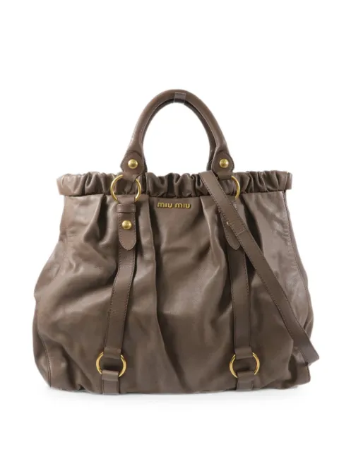 Miu Miu Pre-Owned leather shoulder bag