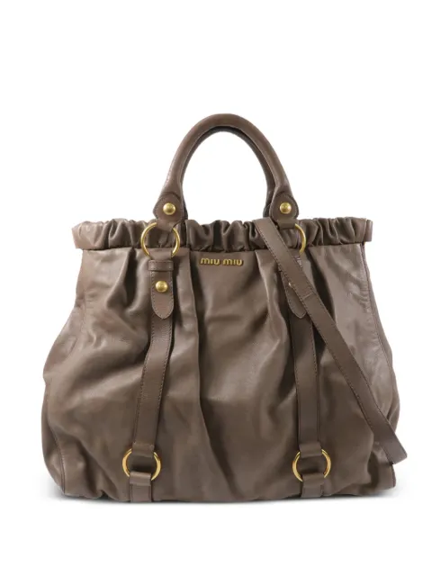 Miu Miu Pre-Owned leather shoulder bag