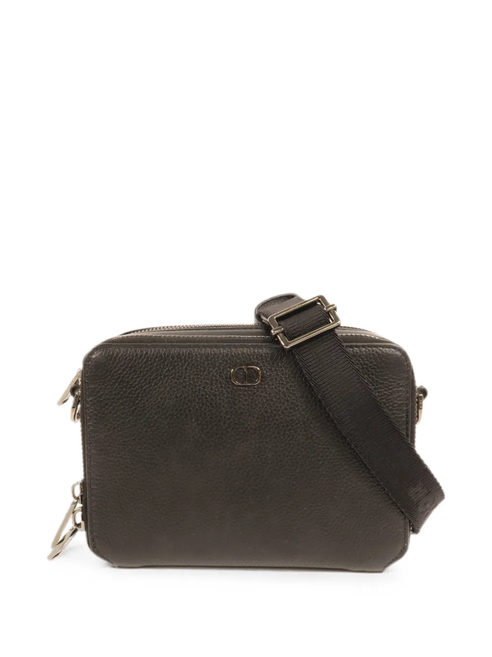 Christian Dior Pre-Owned CD Icon zipped messenger bag - Nero