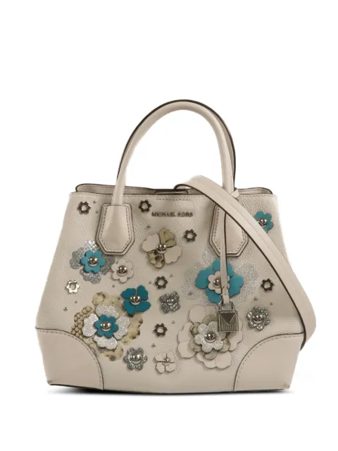 Michael Kors Vintage tote con apliques florales
