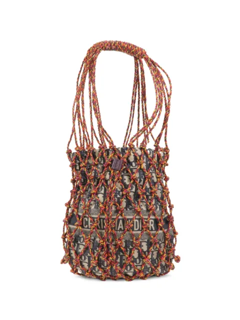 Christian Dior Pre-Owned Oblique-canvas net tote bag