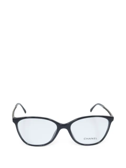 CHANEL Pre-Owned lentes con armazón cat eye
