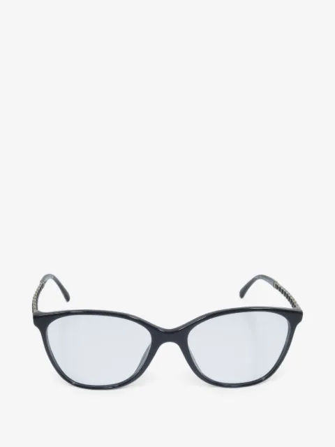 CHANEL Pre-Owned lentes con armazón cat eye