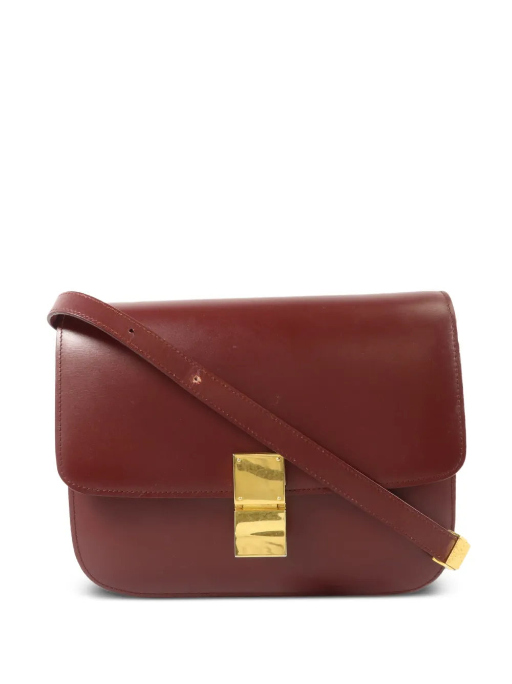 Celine Pre-Owned medium Classic Box shoulder bag - Rot