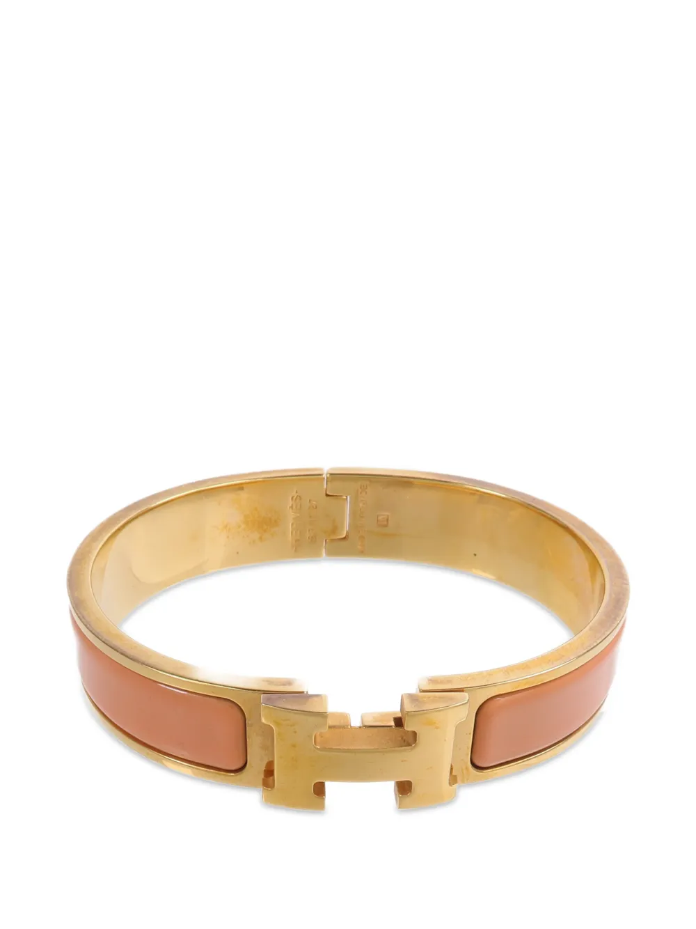 Hermès Pre-Owned Clic-H enamel bracelet - Oro