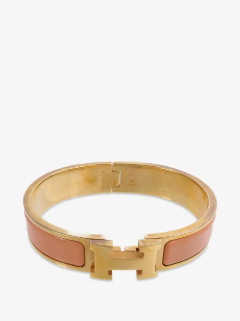 Hermès Pre-Owned Clic-H enamel bracelet