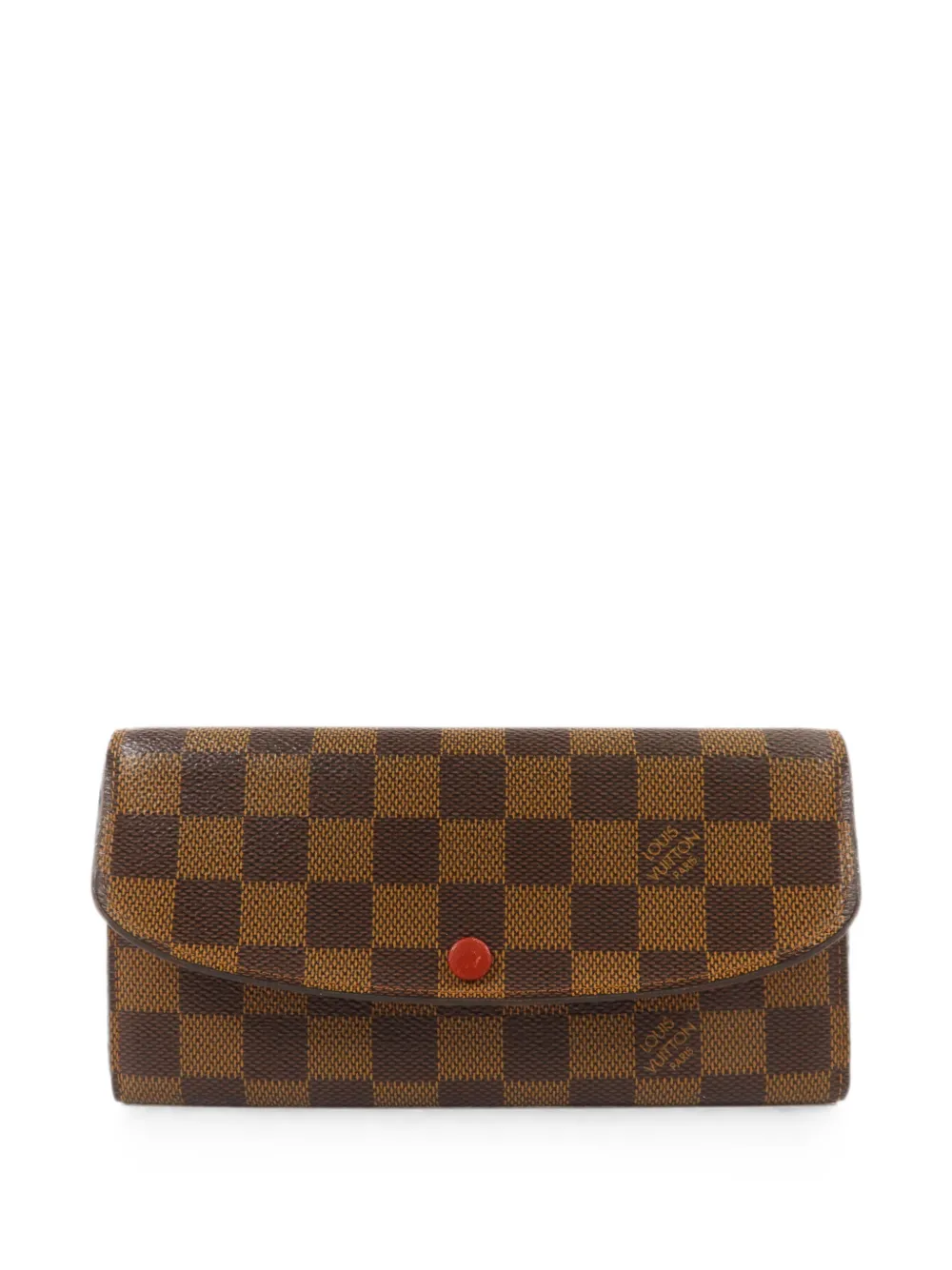 Louis Vuitton Pre-Owned Emilie Damier Portefeuille wallet - Brown