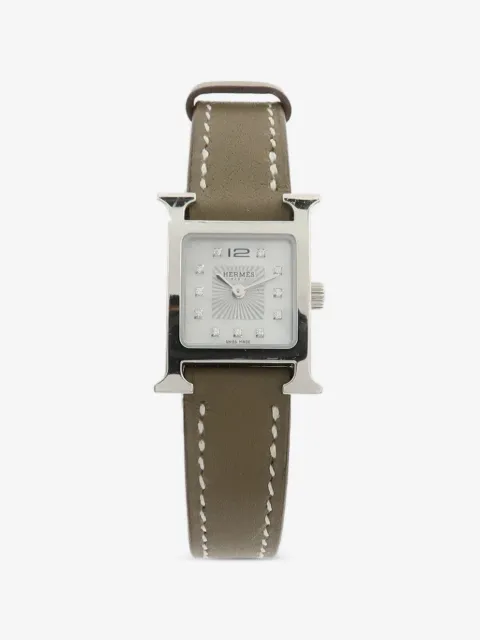 Hermès Pre-Owned H Watch Diamond 24mm watch