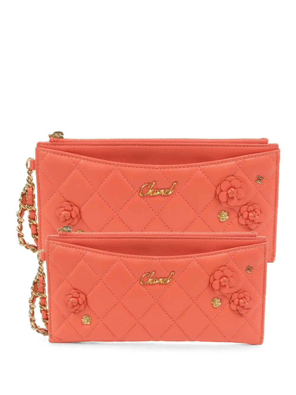 CHANEL Pre-Owned Camellia wallet - Rosa