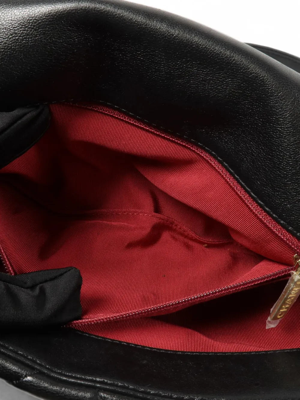 CHANEL Pre-Owned Kleine C19 diamantvormig gewatteerde schoudertas Zwart