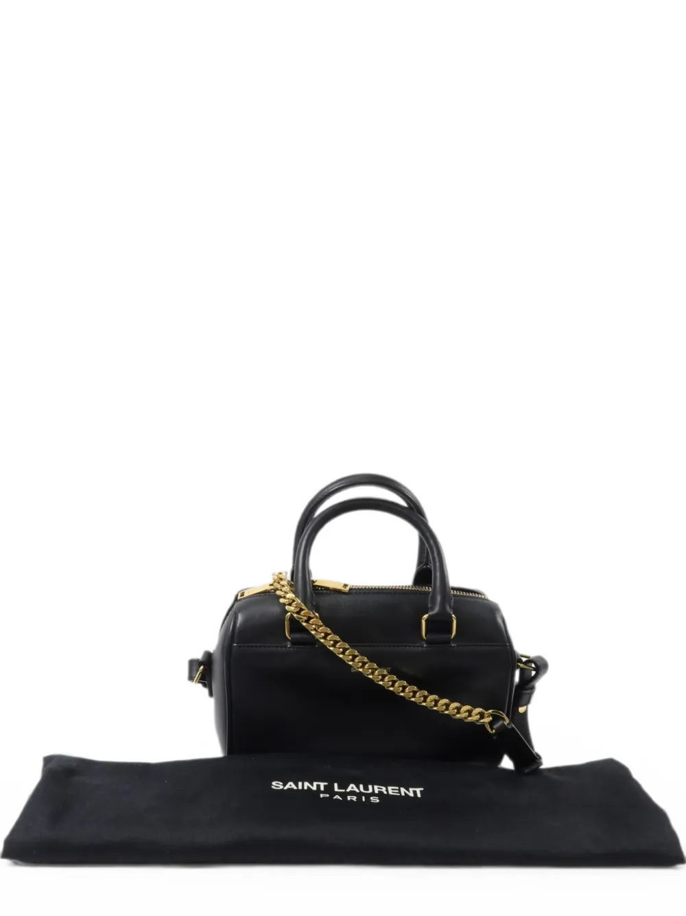 Saint Laurent Pre-Owned Classic Duffle Mini 18 handbag - Black