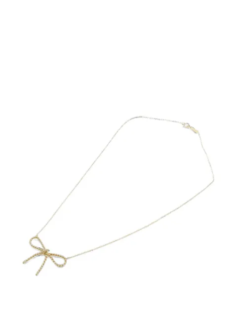 Tiffany & Co. Pre-Owned Twisted Cable bow necklace