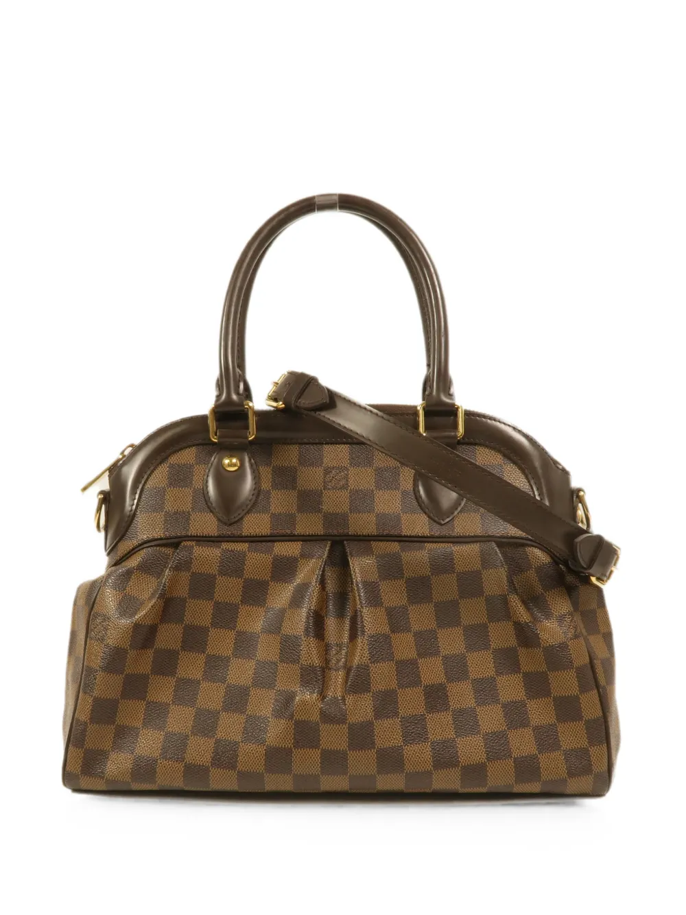 Louis Vuitton Pre-Owned PM Trevi Damier-pattern shoulder bag - Brown