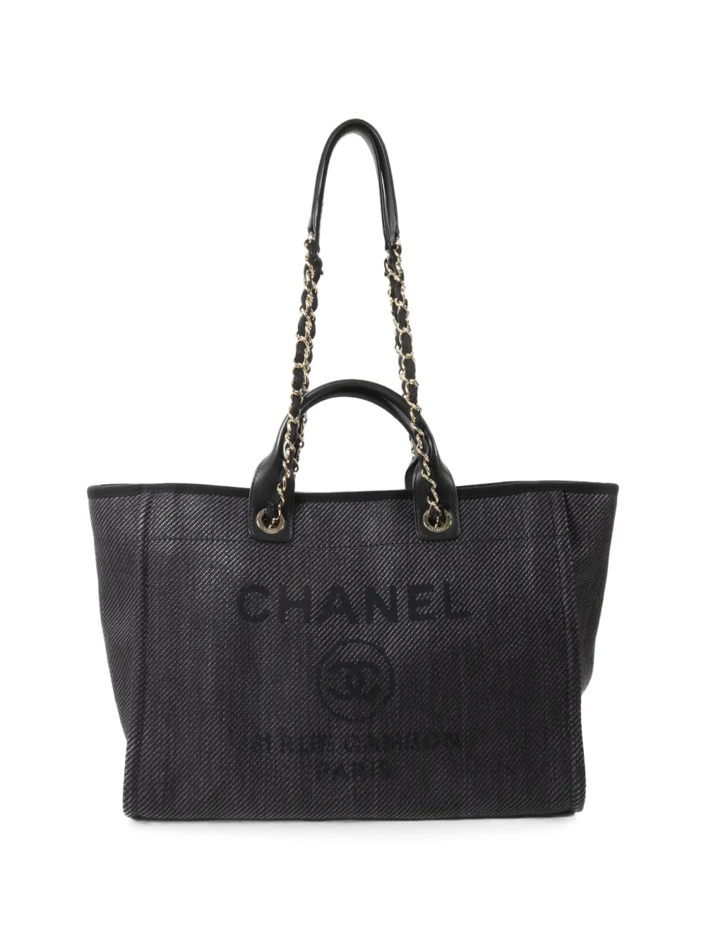 CHANEL Pre-Owned Deauville tote bag - Schwarz
