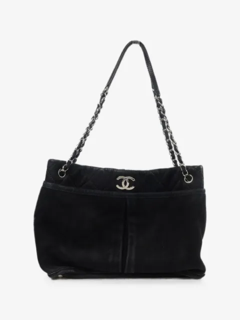 CHANEL Pre-Owned tote con correa de cadena