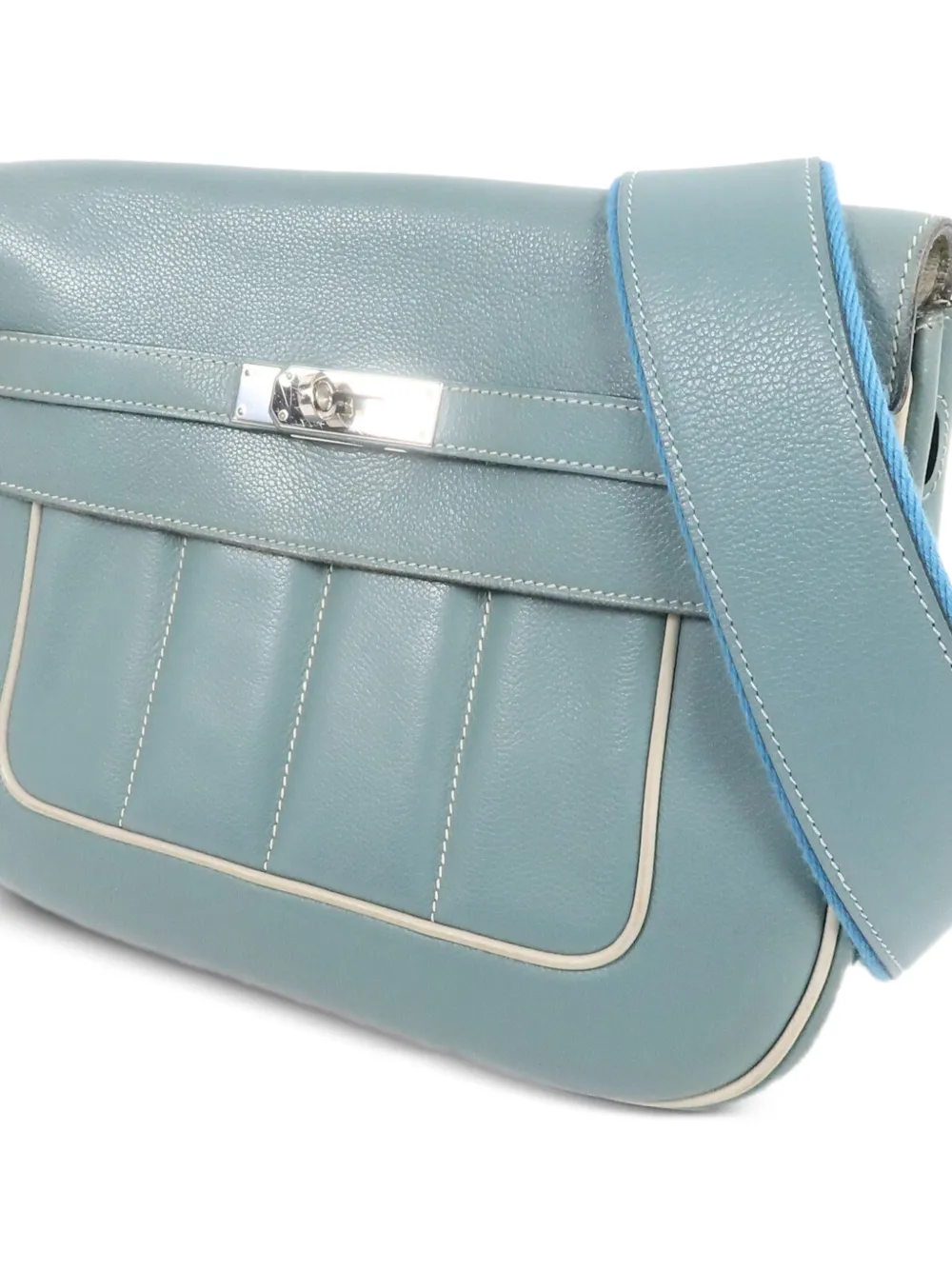 Hermès Pre-owned Berline 28 Shoulder Bag in Blue, view 5
