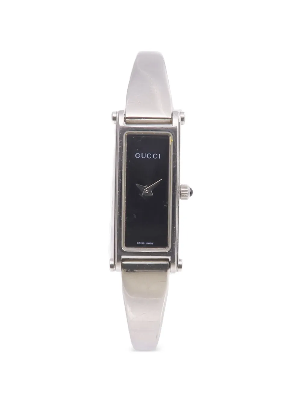 Gucci Pre-Owned Bangle 12mm watch - Schwarz