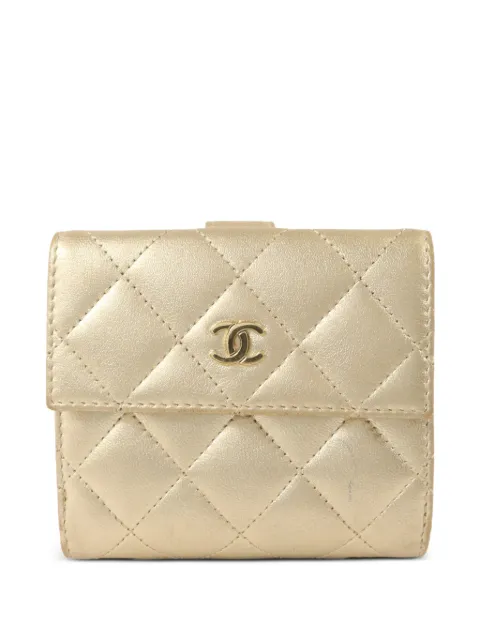 CHANEL Pre-Owned quilted CC flap wallet