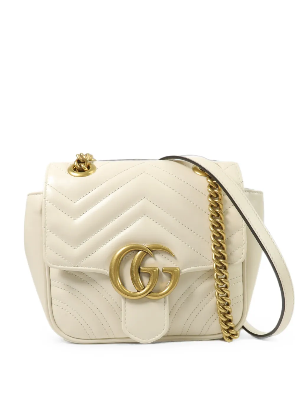 Gucci Pre-Owned mini GG Marmont shoulder bag - Neutrals