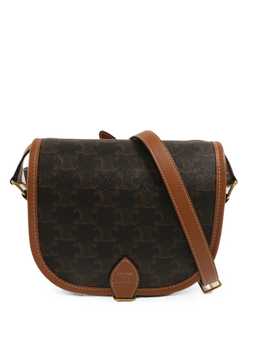 Celine Pre-Owned Folco shoulder bag - Brown