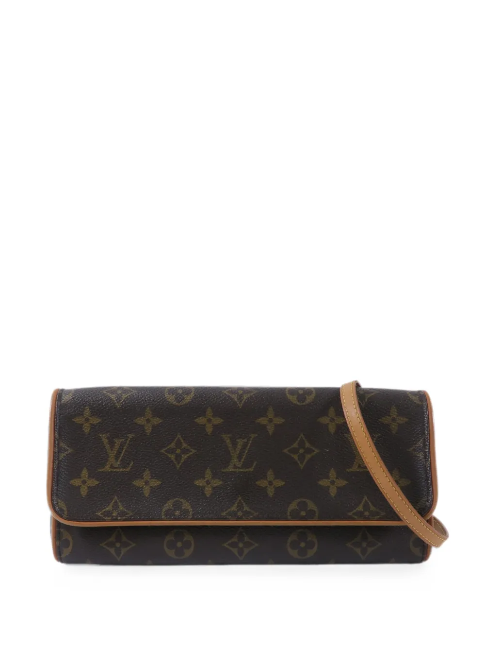 Louis Vuitton Pre-Owned GM Monogram Pochette Twin shoulder bag - Brown