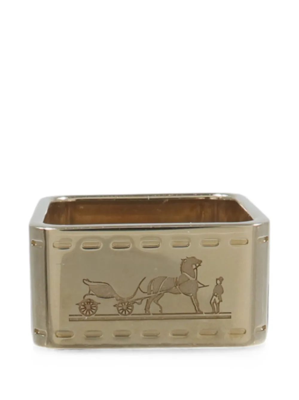 Hermès Pre-Owned Bolduc scarf ring - Gold