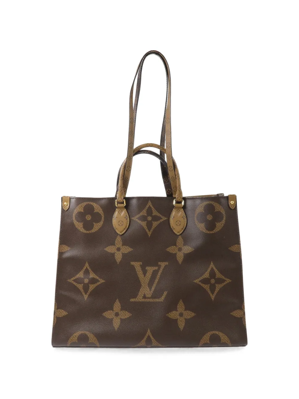 Louis Vuitton Pre-Owned GM Monogram Giant On The Go tote bag - Marrone