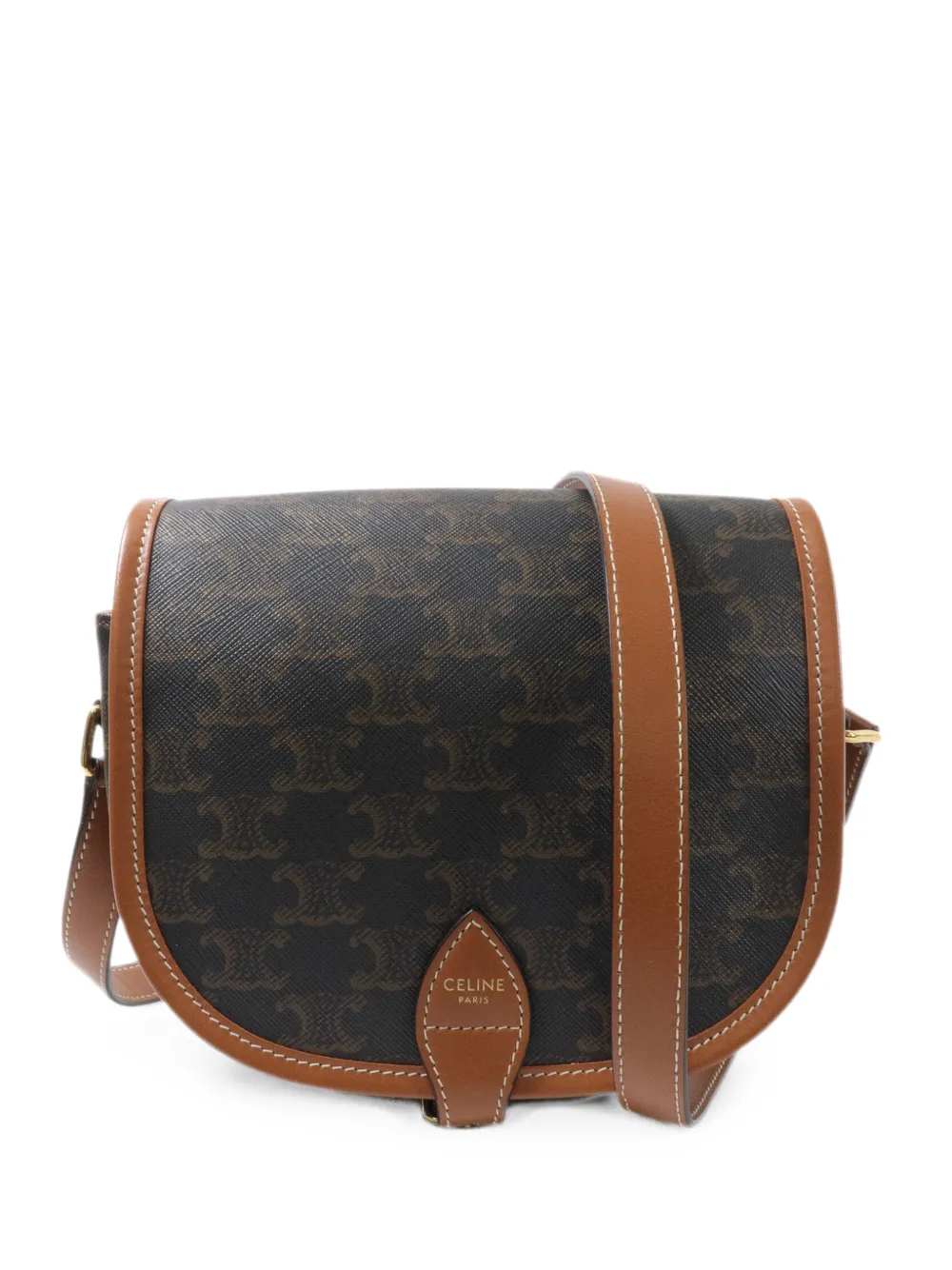 Celine Pre-Owned Folco shoulder bag - Brown