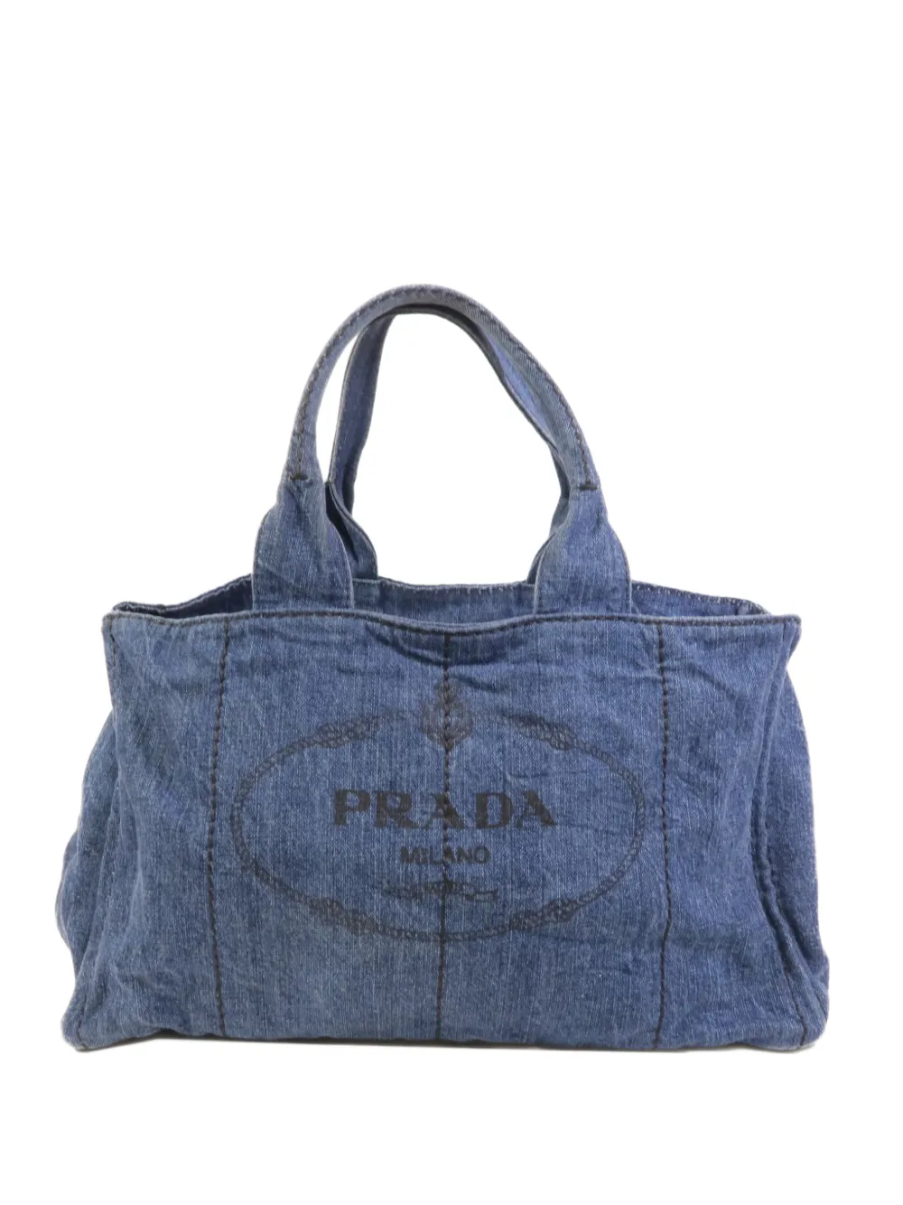 Prada Pre-Owned Canapa tote bag - Blu