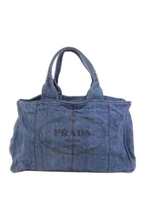 Prada Pre-Owned Canapa tote bag