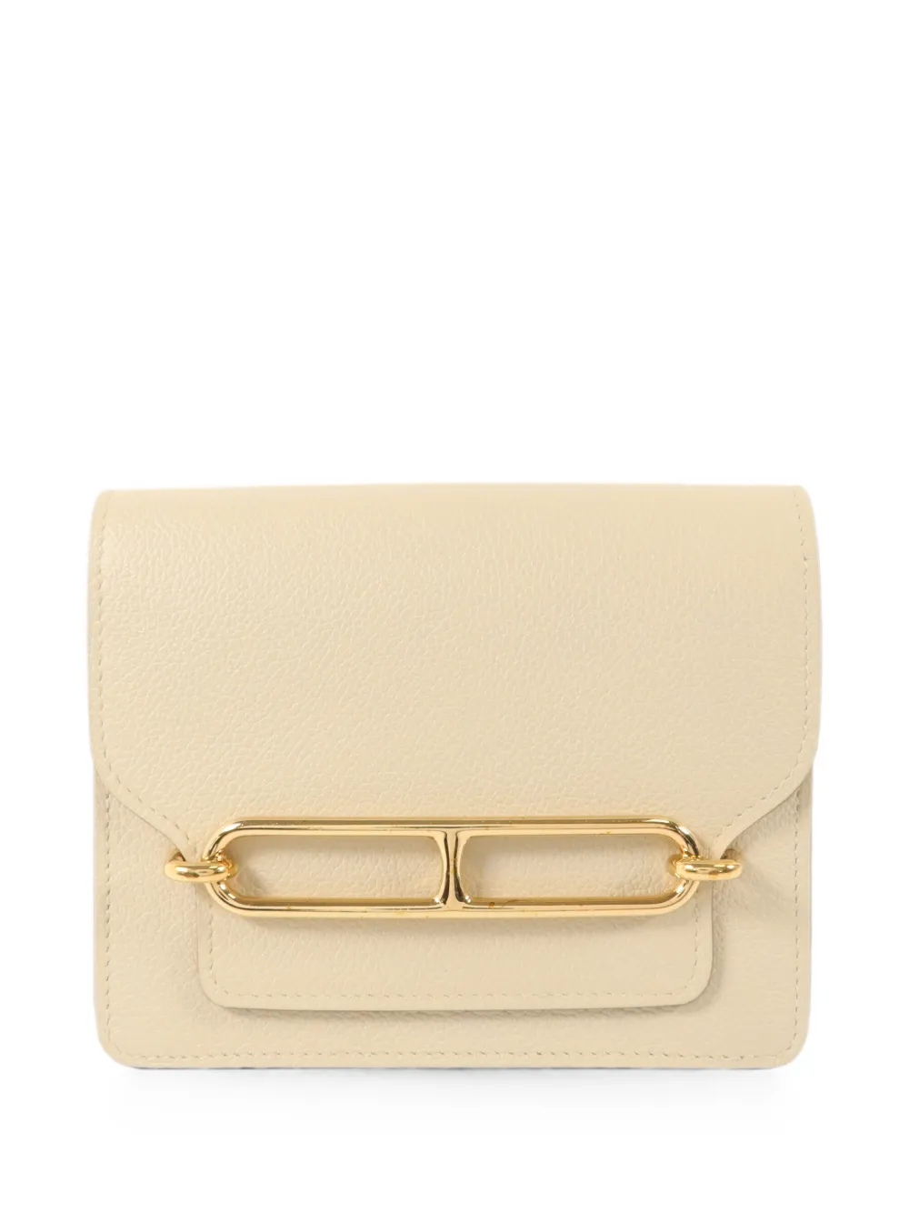 Hermès Pre-Owned Roulis Slim leather bifold wallet - Neutrals