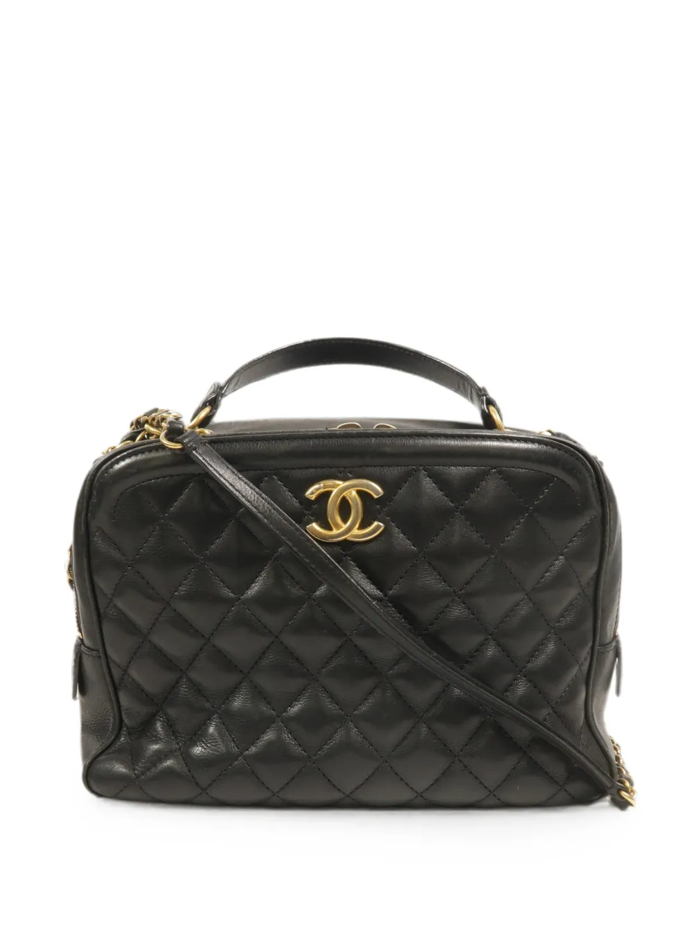 CHANEL Pre-Owned CC turn-lock quilted shoulder bag - Nero