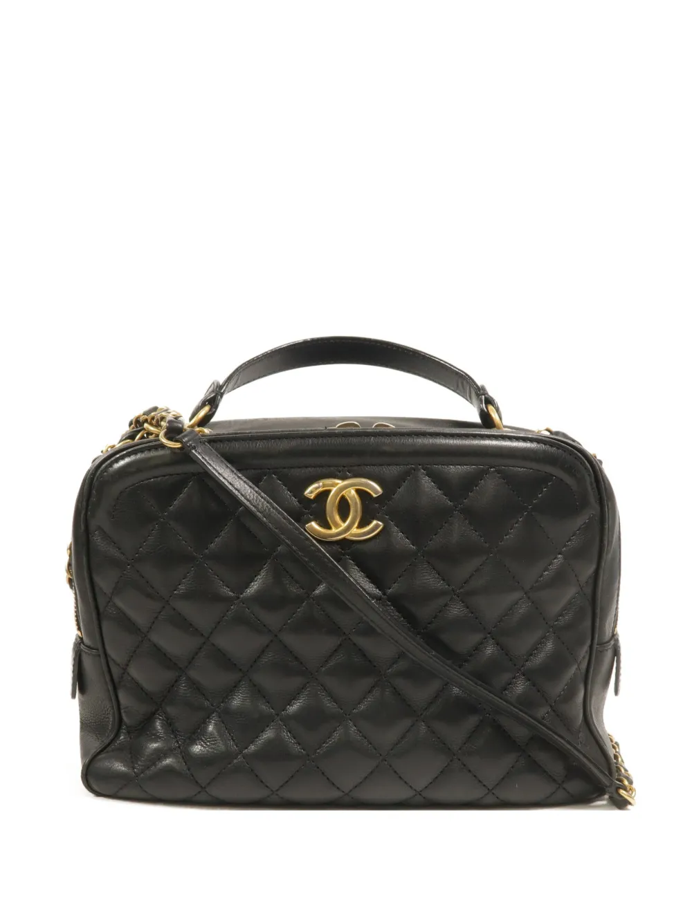 CHANEL Pre-Owned CC turn-lock quilted shoulder bag - Nero