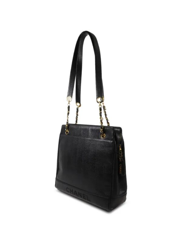 CHANEL Pre-Owned トリプル ココマーク ハンドバッグ | ブラック